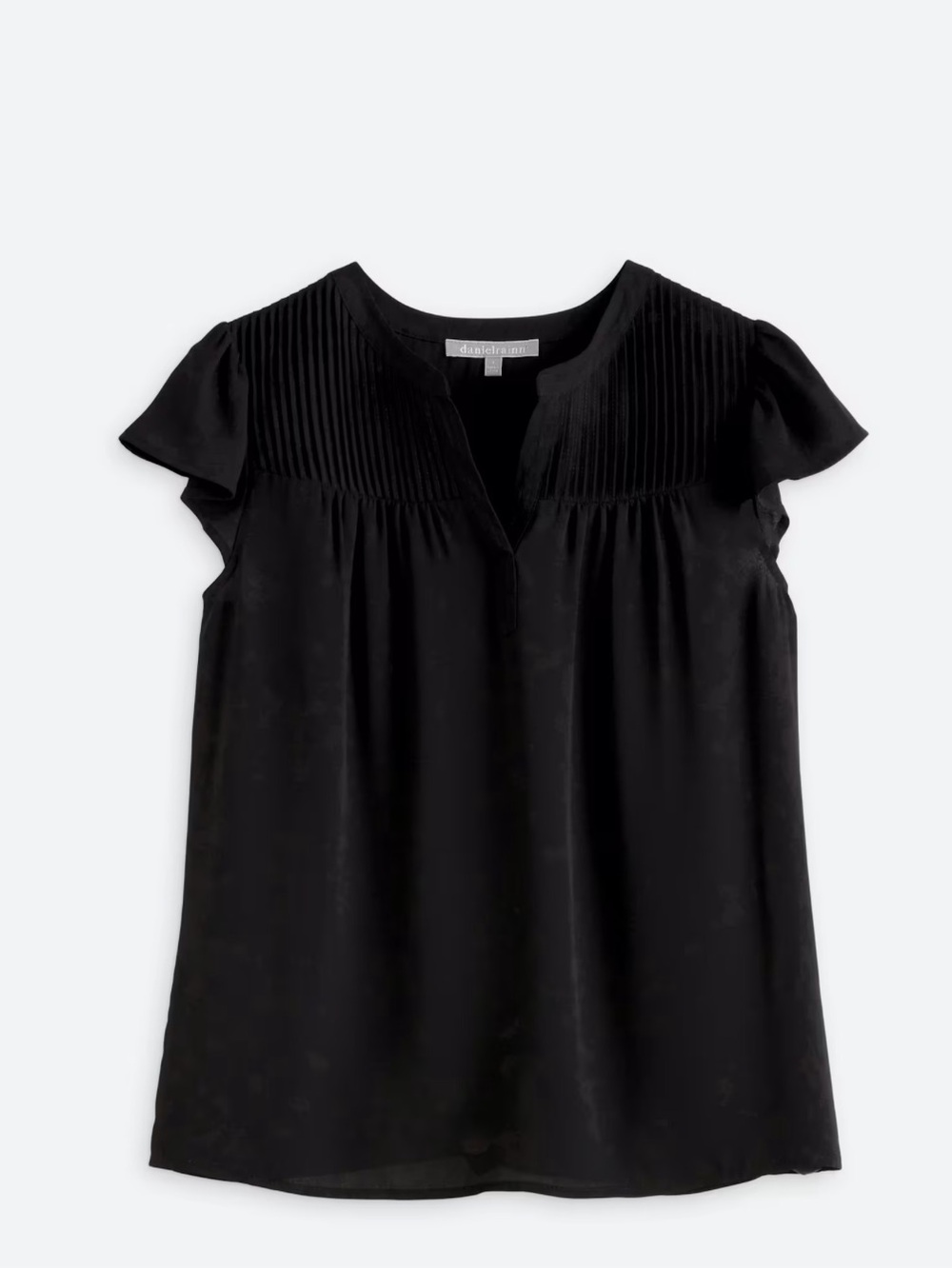 NWT DANIEL RAINN Farrah Flutter Sleeve Blouse
